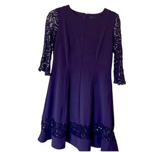 R&M Richards Purple Formal Dress Sz 10 petite 👀